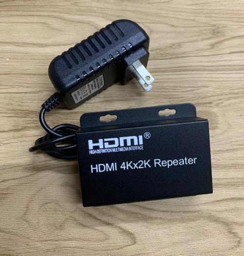 hdmi中继器 高清放大器 4k信号连接器hdmi放大器延长器50米配电源